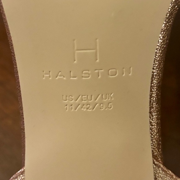 NIB – H by Halston Ankle Strap Heels – Size 11 – Rose Gold - Picture 6 of 7